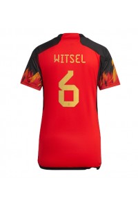 Belgia Axel Witsel #6 Fotballdrakt Hjemme Klær Dame VM 2022 Korte ermer